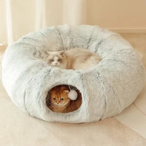 Non-slip Cat Tunnel Bed