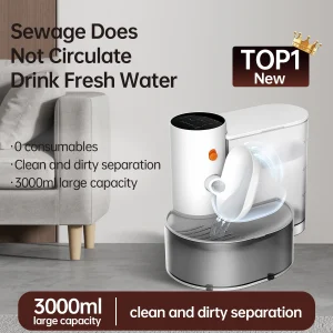 Wireless Pet Water Fountain Rechargeable Automatic Water Feederpet Water Fountain Dumping Dog Water Dispenser Rechargeable Automatic Water Feeder